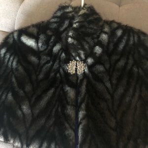 Faux Fur Shawl